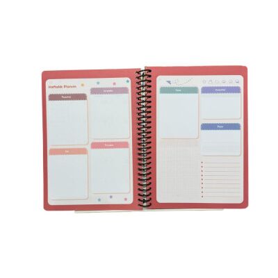 Keskin 17x24 Sert Kapak Spiralli Süresiz Ajandam - 4