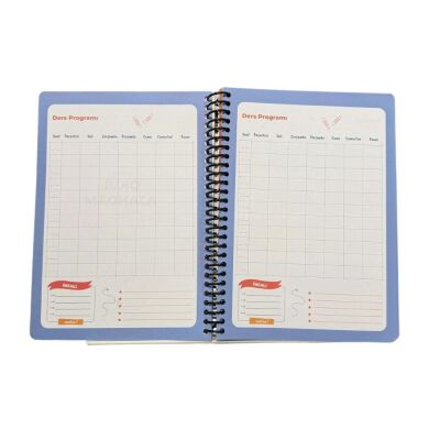 Keskin 17x24 Sert Kapak Spiralli Süresiz Ajandam - 8