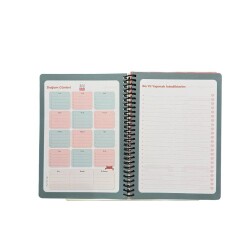 Keskin 17x24 Sert Kapak Spiralli Süresiz Ajandam - 5