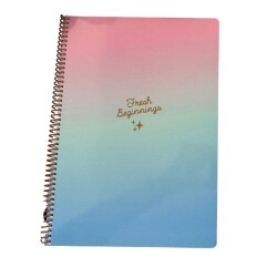 Keskin A4 Spiralli Peri Tozu Defter 80 Yap Çiz Karton Kapak - 4