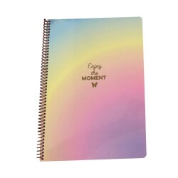 Keskin A4 Spiralli Peri Tozu Defter 80 Yap Çiz Karton Kapak - 3