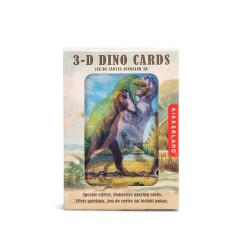 Kikkerland 3D İskambil Kağıtları Dinozor - Kikkerland