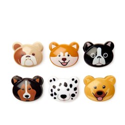 Kikkerland 6lı Klips Köpekler - 2