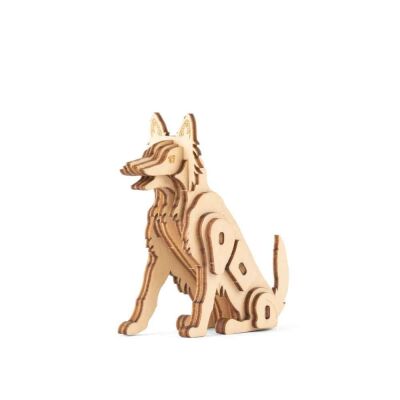 Kikkerland Ahşap 3D Puzzle Köpek - 3