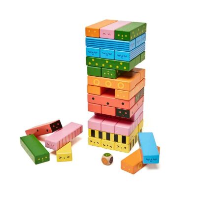 Kikkerland Ahşap Jenga Stack-A-Bug - 1