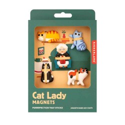 Kikkerland Cat Lady Magnet - Kikkerland