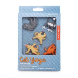 Kikkerland Cat Yoga Magnetleri - 3