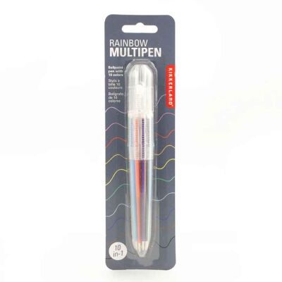 Kikkerland Çok Renkli Tükenmez Kalem 10 Renkli - 1