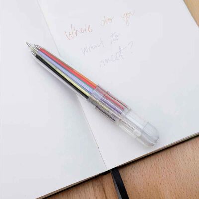 Kikkerland Çok Renkli Tükenmez Kalem 10 Renkli - 2