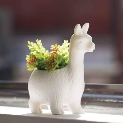 Kikkerland Lama Figürlü Vazo - 2