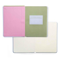 Kikkerland Mini Defter Kalem Set Kareli - 3