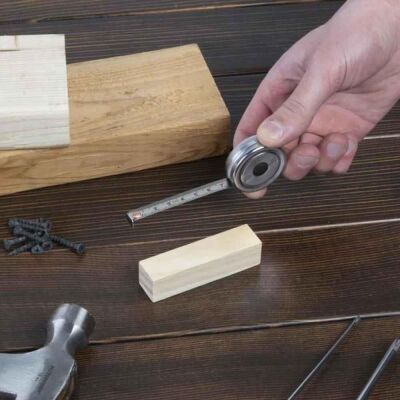 Kikkerland Mini Rulo Metre Metal - 3