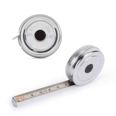 Kikkerland Mini Rulo Metre Metal - 2