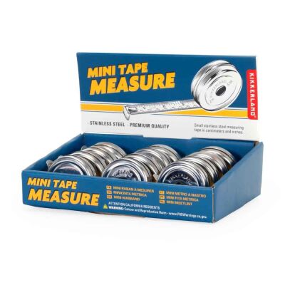 Kikkerland Mini Rulo Metre Metal - 4