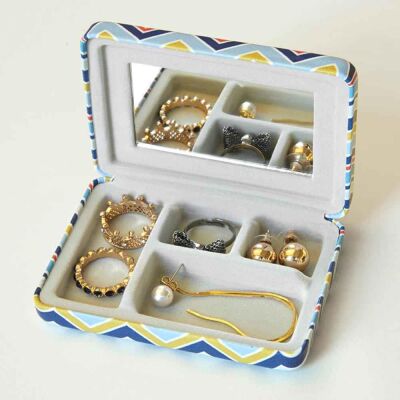 Kikkerland Mücevher Kutusu Çizgili Desenli - 2