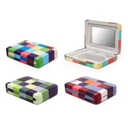 Kikkerland Mücevher Kutusu Kare Desenli - Kikkerland