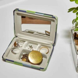 Kikkerland Mücevher Kutusu Kare Desenli - 2