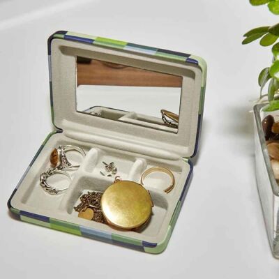 Kikkerland Mücevher Kutusu Kare Desenli - 2