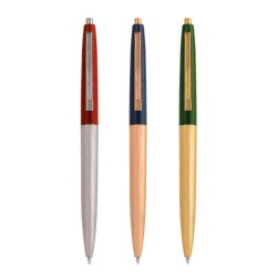 Kikkerland Retro Metal Tükenmez Kalem Seti 3lü - Kikkerland