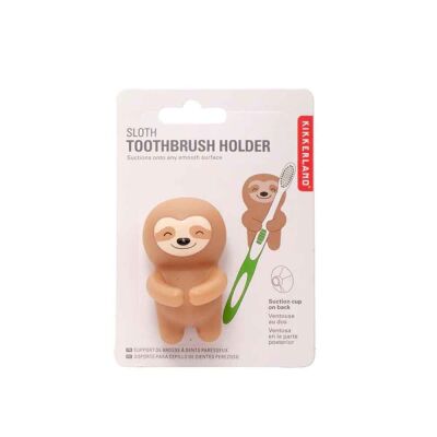 Kikkerland Sloth Toothbrush Holder Tembel Hayvan Diş Fırçası Kabı - 3