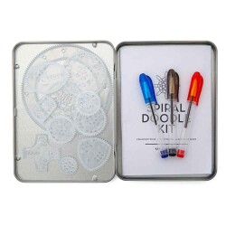 Kikkerland Spiral Doodle Kit Boyama Yapma Seti - Kikkerland