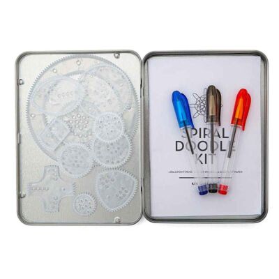 Kikkerland Spiral Doodle Kit Boyama Yapma Seti - 1