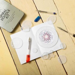 Kikkerland Spiral Doodle Kit Boyama Yapma Seti - 2