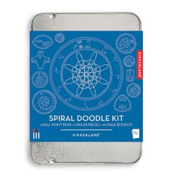 Kikkerland Spiral Doodle Kit Boyama Yapma Seti - 3