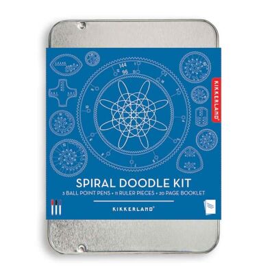 Kikkerland Spiral Doodle Kit Boyama Yapma Seti - 3
