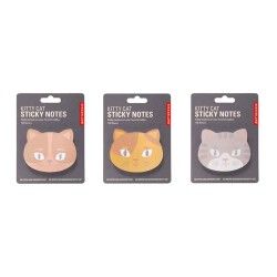 Kikkerland Yapışkanlı Kedi Notluk - 3