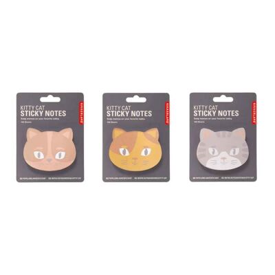Kikkerland Yapışkanlı Kedi Notluk - 3