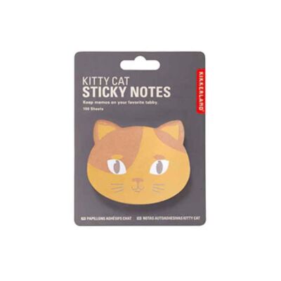 Kikkerland Yapışkanlı Kedi Notluk - 5