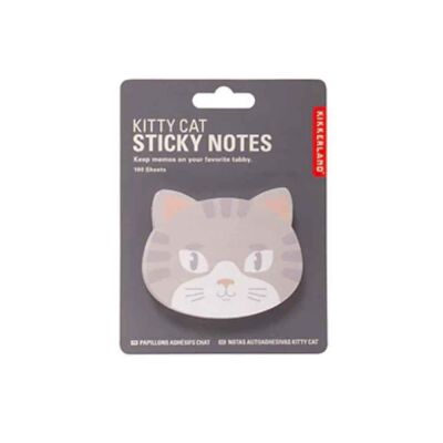 Kikkerland Yapışkanlı Kedi Notluk - 6