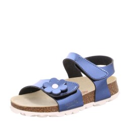 Kız Çocuk Sandalet Blau Tecno Fussbettpantoff 118.80 - Super Fit