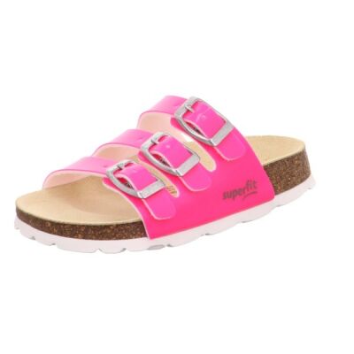 Kız Çocuk Terlik 3 Bantlı Fuşya 113.57 - 1