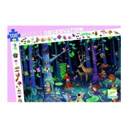 Klasik Puzzle 100 ParçaEnchanted Forest - Djeco