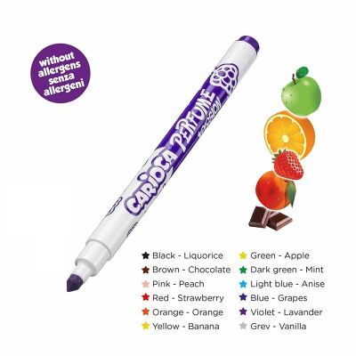 Carioca Kokulu Keçeli Boya Kalemi 12'li - 1