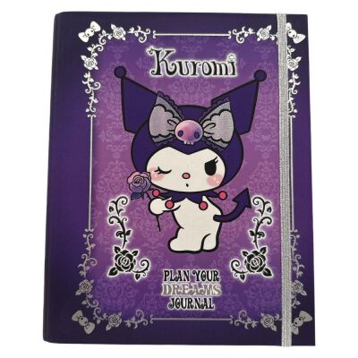 Kuromi Gizli Spiralli Planlayıcı Journal 16 x 23 cm 524-1854 - 1