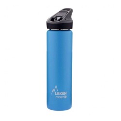 Laken Çelik Pipetli Termos Jannu 0,75 Litre Cyan LKTJ7AC - Laken