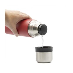 Laken Çelik Termos Thermo Flask 0,5 Litre Red LK1850R - Thumbnail