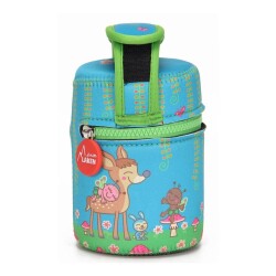 Laken Çelik Yemek Termosu Kılıflı 1 Litre Bambinos - Laken