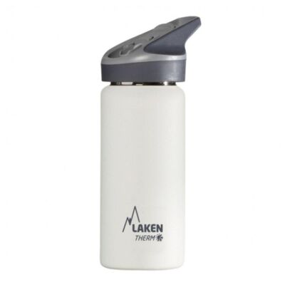 Laken Pipetli Çelik Termos Jannu 0,50 Litre Beyaz - 1