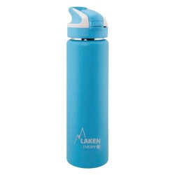 Laken Pipetli Çelik Termos Summit 0,75L Cyan LKTS7AC - Laken
