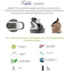 Laken Tritan Txema Sanz Summit Şişe 0.45L - Pekemonsters - 2