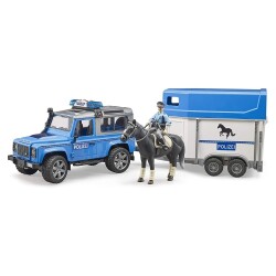Land Rover Polis Aracı, At Nakil Römorku, Memur ve Atı - 2