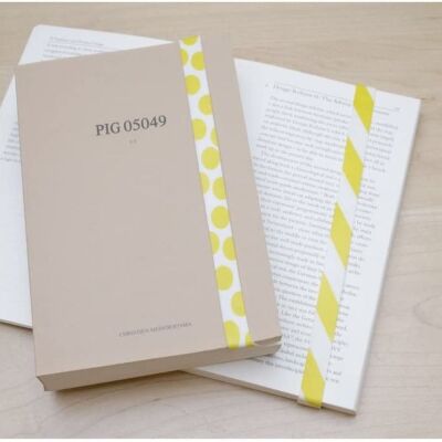 Kikkerland Lastik Bant Kitap Ayracı Sarı - 3