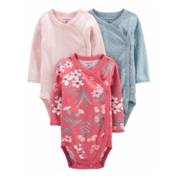 Layette Kız Bebek 3'lü Body - Carters