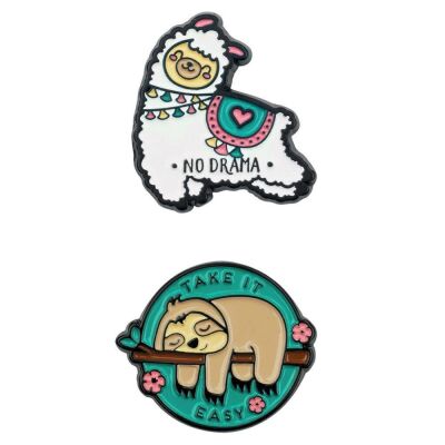 Legami Sevimli 2li Metal Çıkartmalar Take It Easy - 1