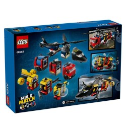 Lego City Helikopter İtfaiye Kamyonu Denizaltı 60462 - 3