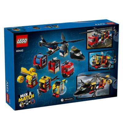 Lego City Helikopter İtfaiye Kamyonu Denizaltı 60462 - 3